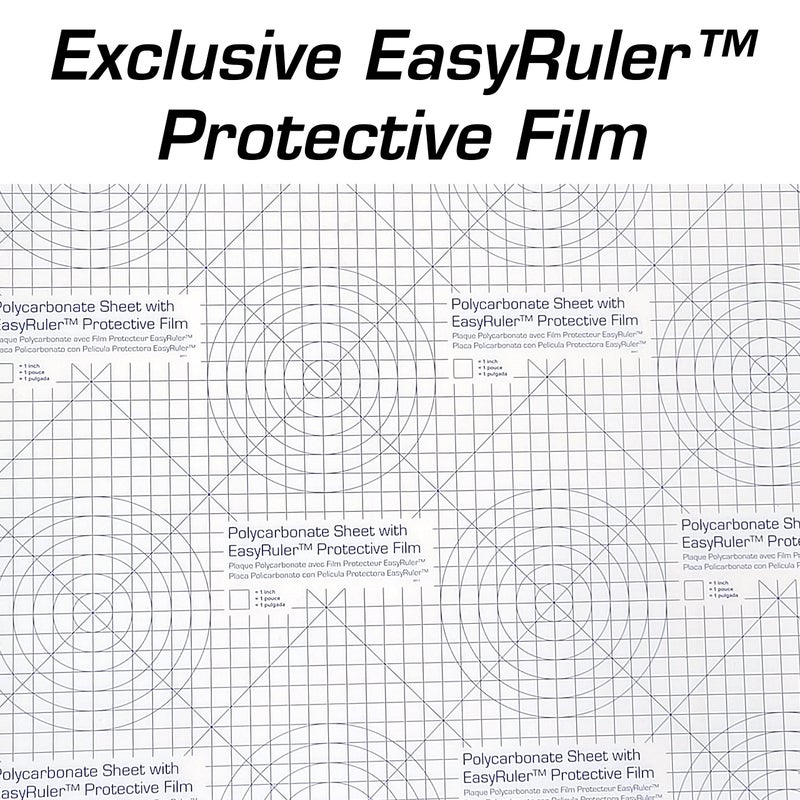 Robosource Polycarbonate Clear Plastic Sheet 12" X 18" X 0.0625" (1/16") Exact, EasyRuler Film, Shatter Resistant, Easier to Cut, Bend, Mold than Plexiglass. VEX Robot, Hobby, DIY, Industrial. Glass Replacement - Image 5